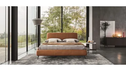 Letto in pelle Aris di Ditre Italia