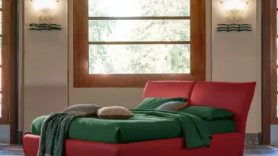 Letto Edward in pelle di Dorelan Letti