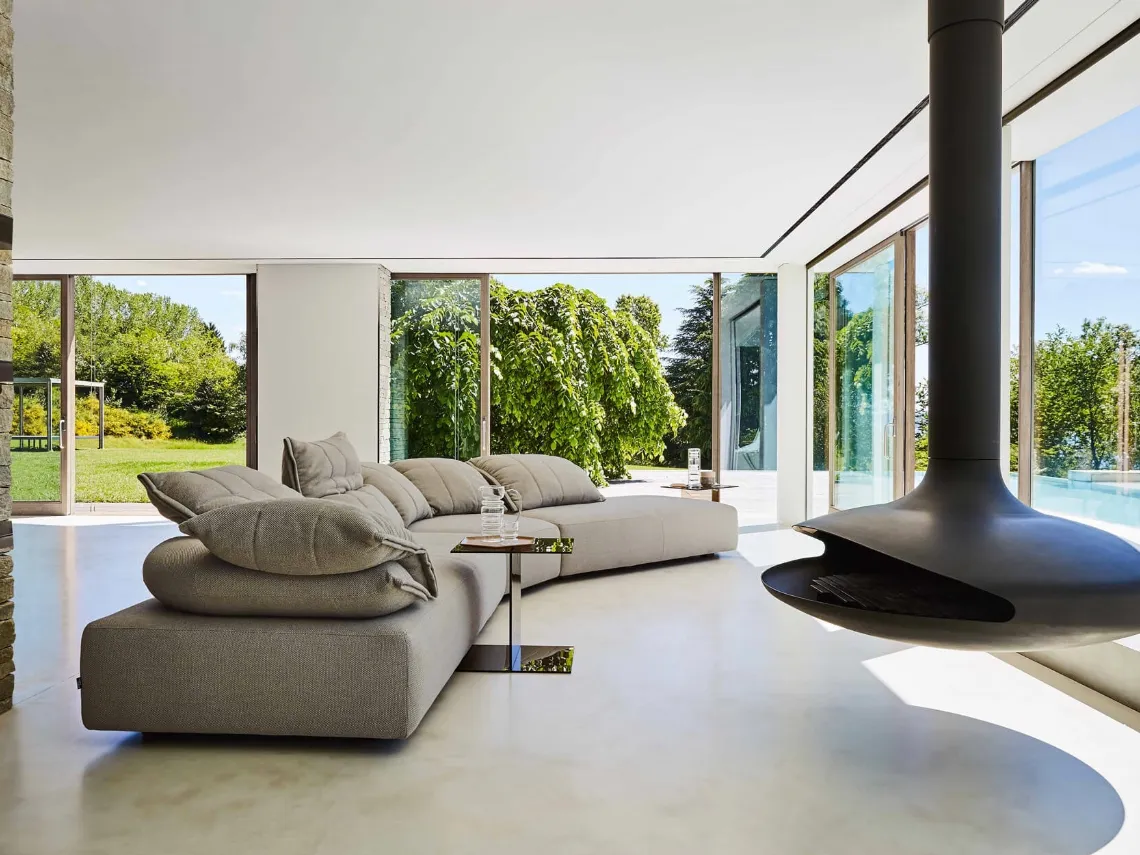 Divano di design in tessuto Flick Flack di Ditre Italia