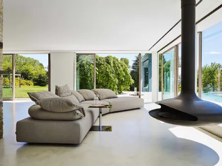 Divano di design in tessuto Flick Flack di Ditre Italia