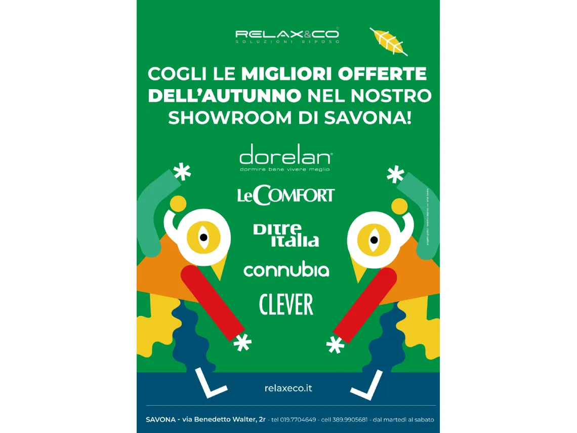 Cogli le migliori offerte dell'autunno!