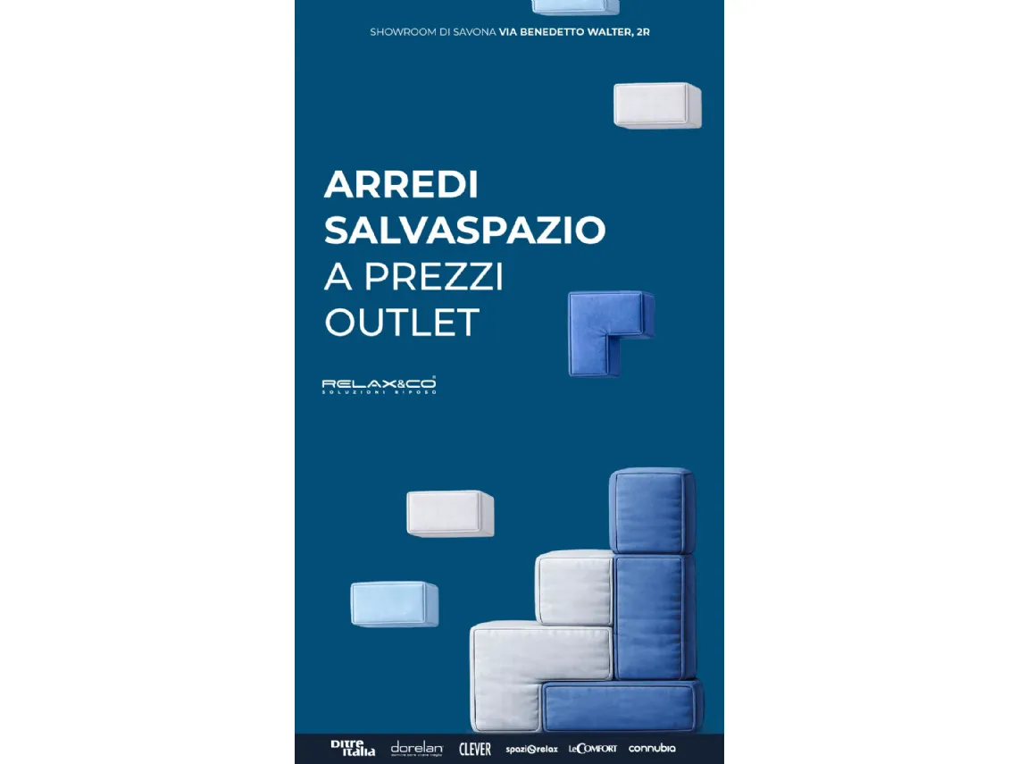 ARREDI SALVASPAZIO AD UN PREZZO OUTLET